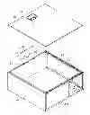 Fig. 01 - Enclosure with detachable top panel