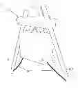 Fig. 01 - Portable archery target support