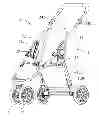 Fig. 01 - Stroller having shock-absorbing function