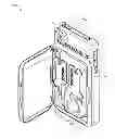 Fig. 01 - Keyed earphone caddy and carrying case