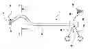 Fig. 01 - Electrosurgical laparoscopic instrument having an electrical lead