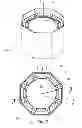 Fig. 02 - Retainer for welding wire container and welding wire container with retainer