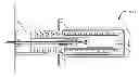 Fig. 01 - Apparatus for introducing portals in bone having transversely movable bone probe