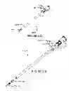 Fig. 40 - Apparatus for introducing portals in bone having transversely movable bone probe