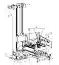 Fig. 01 - Palletizer, palletizing method, and transfer of a layer of objects by palletizer from a conveyor to a layer depositing tool
