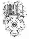 Fig. 01 - Engine with exhaust treatment device and attachment method for exhaust treatment device