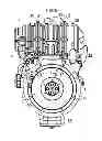 Fig. 06 - Engine with exhaust treatment device and attachment method for exhaust treatment device