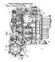 Fig. 09 - Engine with exhaust treatment device and attachment method for exhaust treatment device