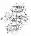 Fig. 06 - Vehicle air conditioner including sub-casing sandwiched by division casings