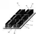 Fig. 01 - DIRECTLY PATTERNED LATERAL HYBRID COLOR OLED ARRAYS SYSTEM AND METHOD