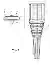 Fig. 08 - Outdoor solar lamp with a base having flat and pointed foot elements