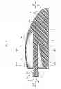 Fig. 02 - Propeller blade with reinforcing spars and boxes, and propeller comprising at least one such blade