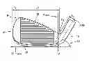 Fig. 01 - Golf club head with top line insert