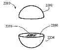 Fig. 01 - Split inner core of a multi-core golf ball with RFID