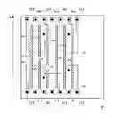 Fig. 01 - Integrated Circuit Including Gate Electrode Tracks That Each Form Gate Electrodes of Different Transistor Types With Intervening Non-Gate-Forming Gate Electrode Track
