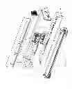 Fig. 16 - Printer having fixed vacuum platen and moving belt assembly