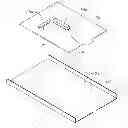 Fig. 01 - Server with guiding air flow structure
