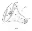 Fig. 03 - Lamp with LED array and thermal coupling medium