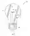 Fig. 08 - Lamp with LED array and thermal coupling medium