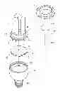Fig. 01 - LAMP STRUCTURE CAPABLE OF SWITCHING LIGHT-EMITTING MODE