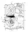 Fig. 01 - Furnace air handler blower with enlarged backward curved impeller and associated method of use