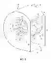 Fig. 04 - Furnace air handler blower with enlarged backward curved impeller and associated method of use