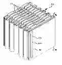 Fig. 01 - Battery pack comprising a heat exchanger