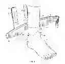 Fig. 02 - Brace Affixing Lower Leg Cuff