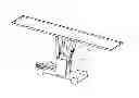 Fig. 01 - Device for driving lifting movement of examination bed, examination bed, and medical equipment