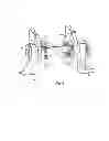 Fig. 04 - Equipment comprising a rotatable cradle and intended for encasing the airfoil of a turbine blade in order to machine the root