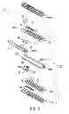 Fig. 03 - Knife having resilient elements for blade positioning