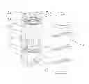 Fig. 01 - Dual drive pencil sharpener
