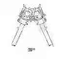 Fig. 07 - Gun with internally stored bipod and monopod