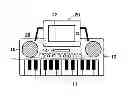 Fig. 01 - Musical performance apparatus that emits musical performance tones and control tones for controlling an apparatus