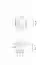 Fig. 22 - Ergonomic and adjustable respiratory mask assembly with elbow assembly