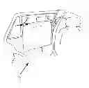 Fig. 01 - CLIP AND SHADE  TO PROVIDE SHADE INSIDE A VEHICLE