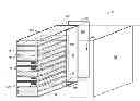 Fig. 01 - Rack level hot aisle containment system