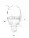 Fig. 05 - Partitioned heatsink for improved cooling of an LED bulb