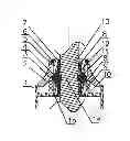 Fig. 01 - Drill bit locking device and drill bit