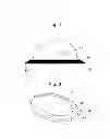 Fig. 02 - Removable reflective hard hat brim guard