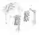Fig. 01 - Hub for a vehicle wash component having an arcuate pattern of media elements
