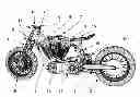 Fig. 01 - Motorcycle with adjustable geometry