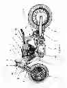 Fig. 02 - Motorcycle with adjustable geometry
