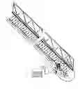 Fig. 01 - LADDER SAFETY DEVICE, SYSTEMS AND METHODS OF ARRESTING FALLS FROM LADDERS