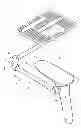 Fig. 01 - Auxiliary Support Installed onto Chair Armrest