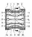 Fig. 01 - Radial cage for cylindrical roller bodies