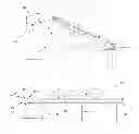 Fig. 03 - Elongated hydropower generation employing linear electric generation