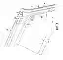 Fig. 07 - Vehicle seal structure having two sealing lines