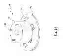Fig. 04 - Motor stator with heat dissipation structure