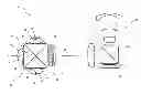 Fig. 01 - Three dimensional image projector with circular light polarization